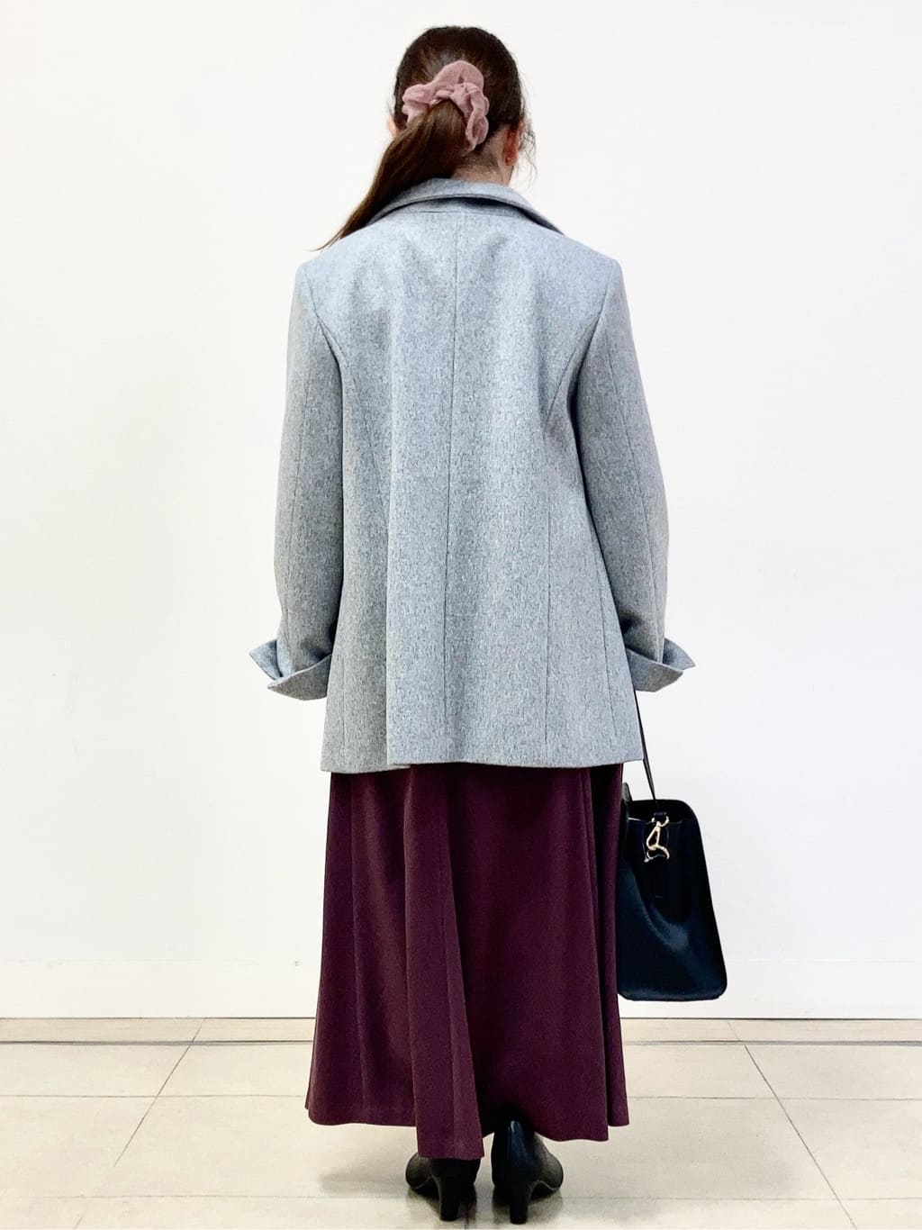 tomominさんの「Reflect｜【SS-4Lサイズ／衿が顔に当たらない◎】スタンドネックミドルコート」を使ったコーディネート