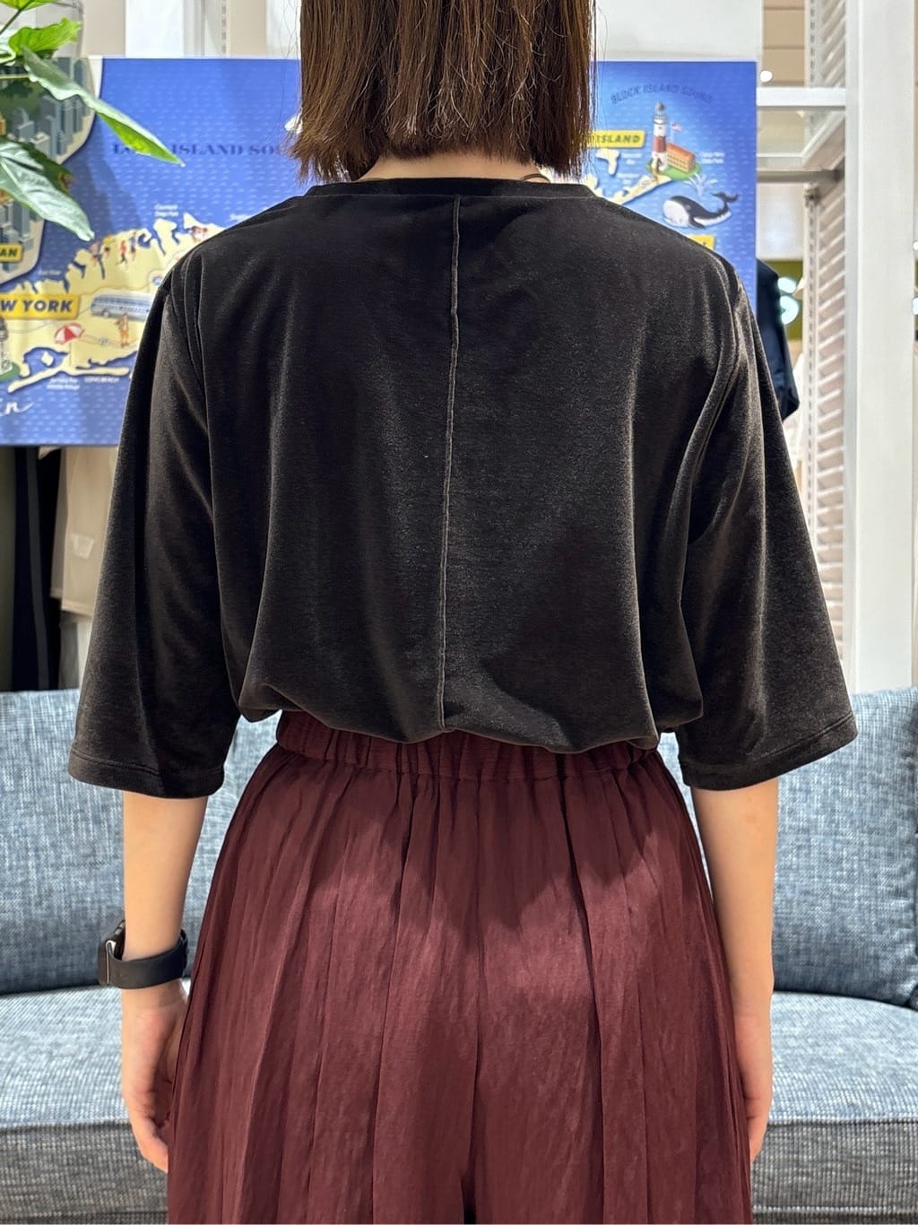 risaさんの「Dessin｜【洗える】シアーベロアトップス」を使ったコーディネート