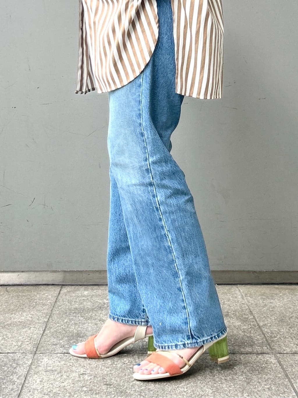 machikoさんの「ESPERANZA｜カラーヒールサンダル」を使ったコーディネート