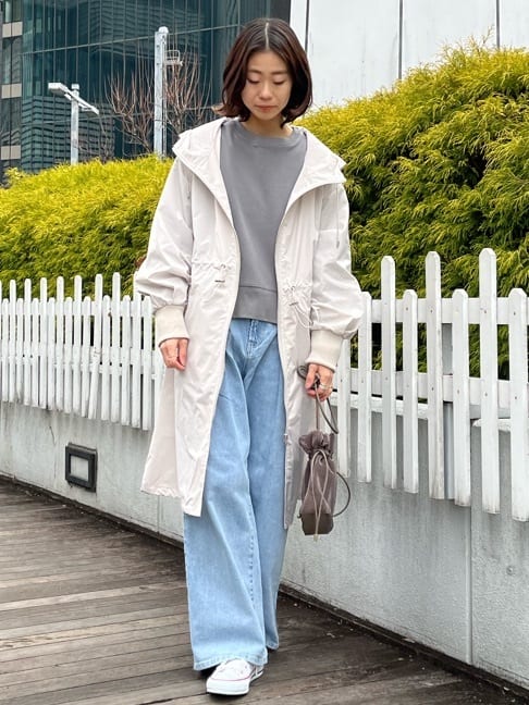 NAMIさんの「OPAQUE.CLIP｜CONVERSE キャンバス オールスター HI」を使ったコーディネート