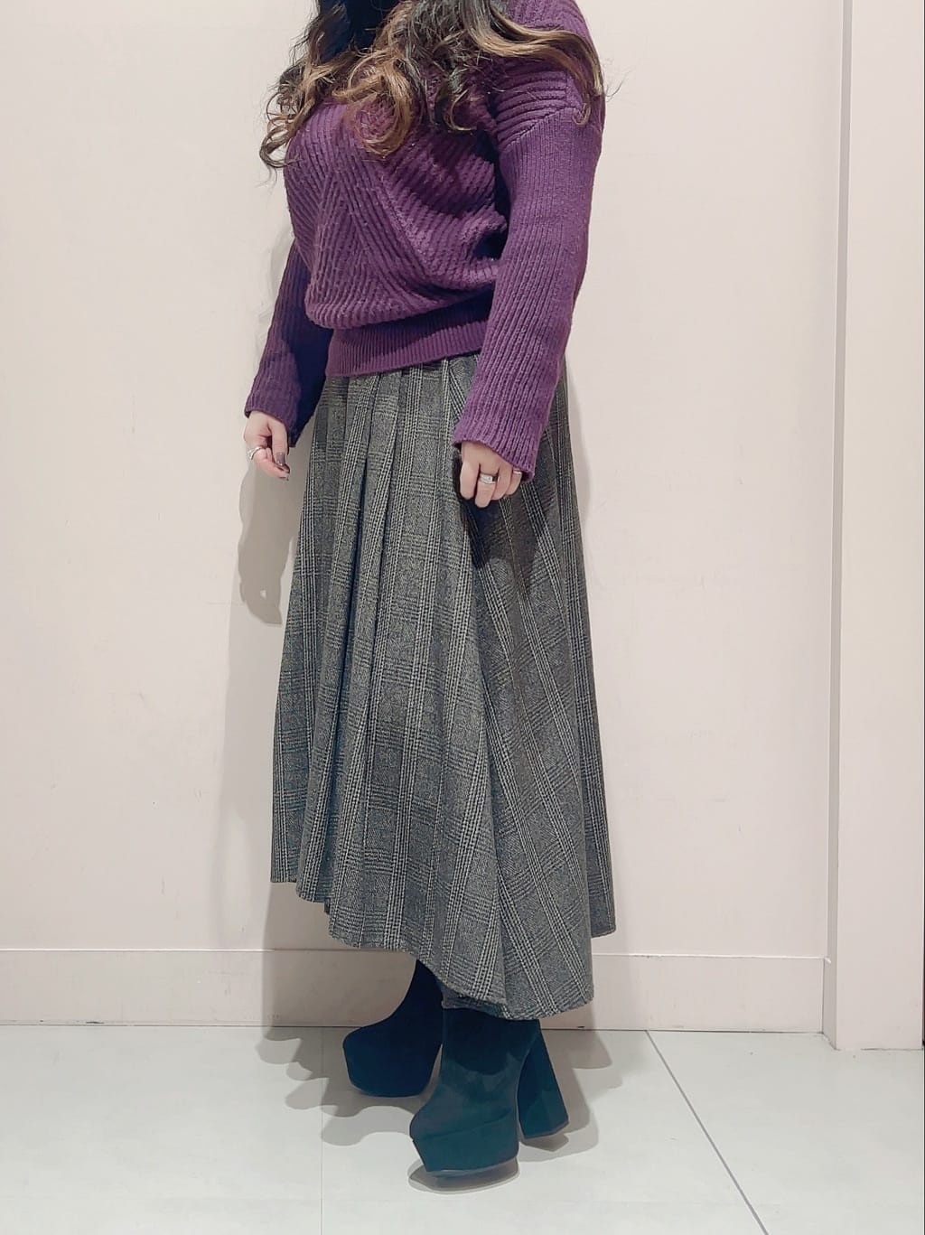 りえさんの「ESPERANZA｜ラク盛りショートブーツ」を使ったコーディネート