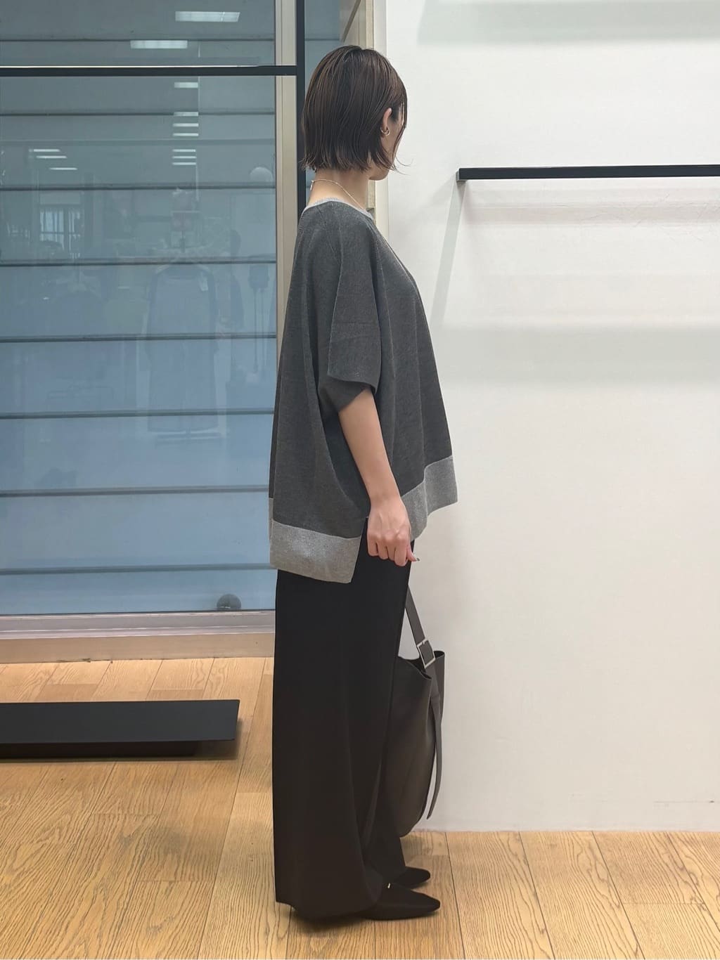 asamiさんの「INDIVI｜【着心地◎！】タックワイドパンツ」を使ったコーディネート