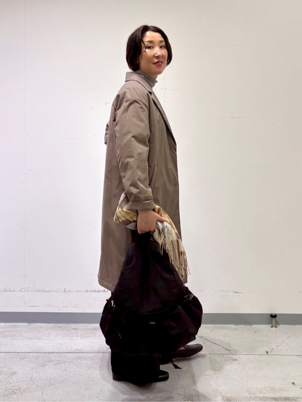 yuriさんの「INDIVI｜【トレンド／スタイルアップ】ストレッチコンビネゾン」を使ったコーディネート