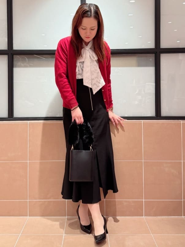 すみれさんの「ESPERANZA｜◆【晴雨兼用/12時間パンプス】約7.5cm 歩きやすくて疲れにくい」を使ったコーディネート