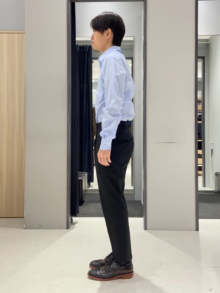 わいずみさんの「TAKEO KIKUCHI｜【Made in JAPAN】市松紋 ドレスシャツ」を使ったコーディネート