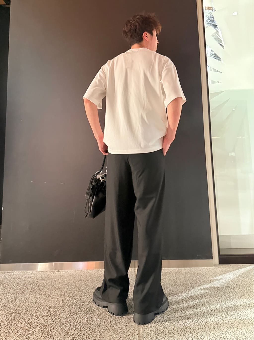 HARUさんの「tk.TAKEO KIKUCHI｜◆バブルアートフラワーTシャツ」を使ったコーディネート