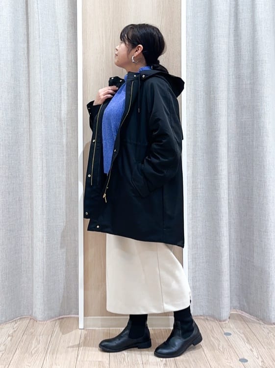 naoさんの「grove｜最終お値下げ！！【名品アウター/3WAY・はっ水】ボアライナー付きモッズコート」を使ったコーディネート