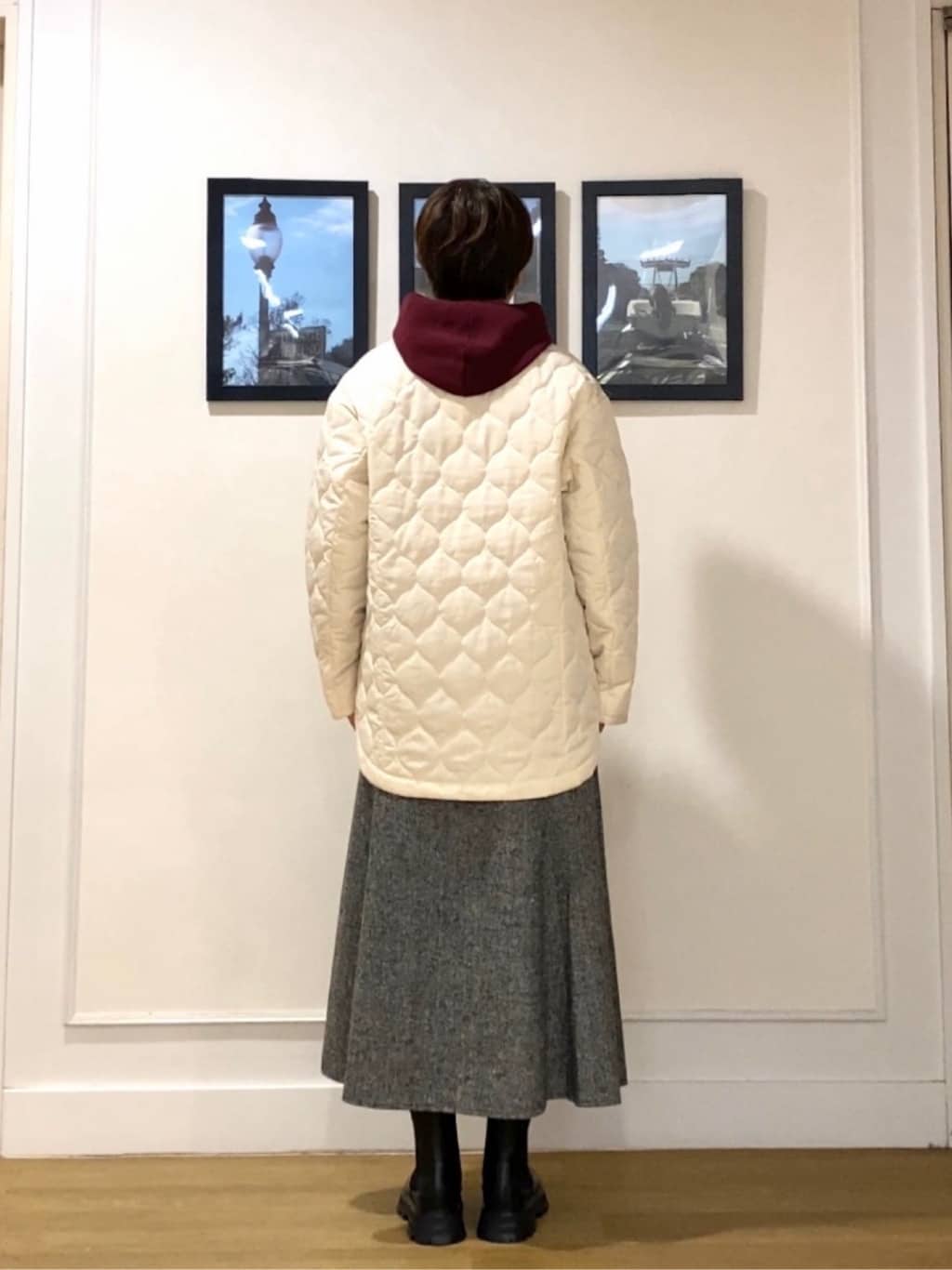 Hiroさんの「Dessin｜【洗える／体型カバー】ちょうどいいニットパーカ」を使ったコーディネート
