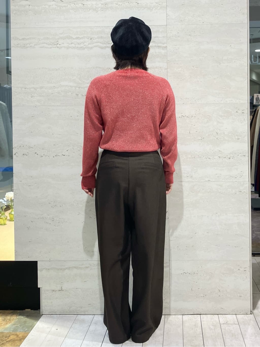 FUKAさんの「OPAQUE.CLIP｜ボタンデザインラメニット【洗濯機OK】」を使ったコーディネート