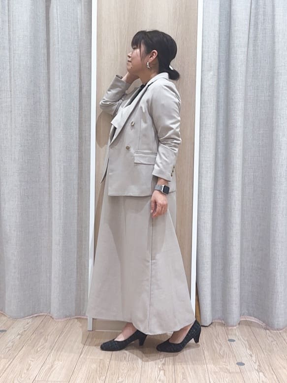 naoさんの「grove｜【カセット服】ダブルブレストテーラードジャケット」を使ったコーディネート
