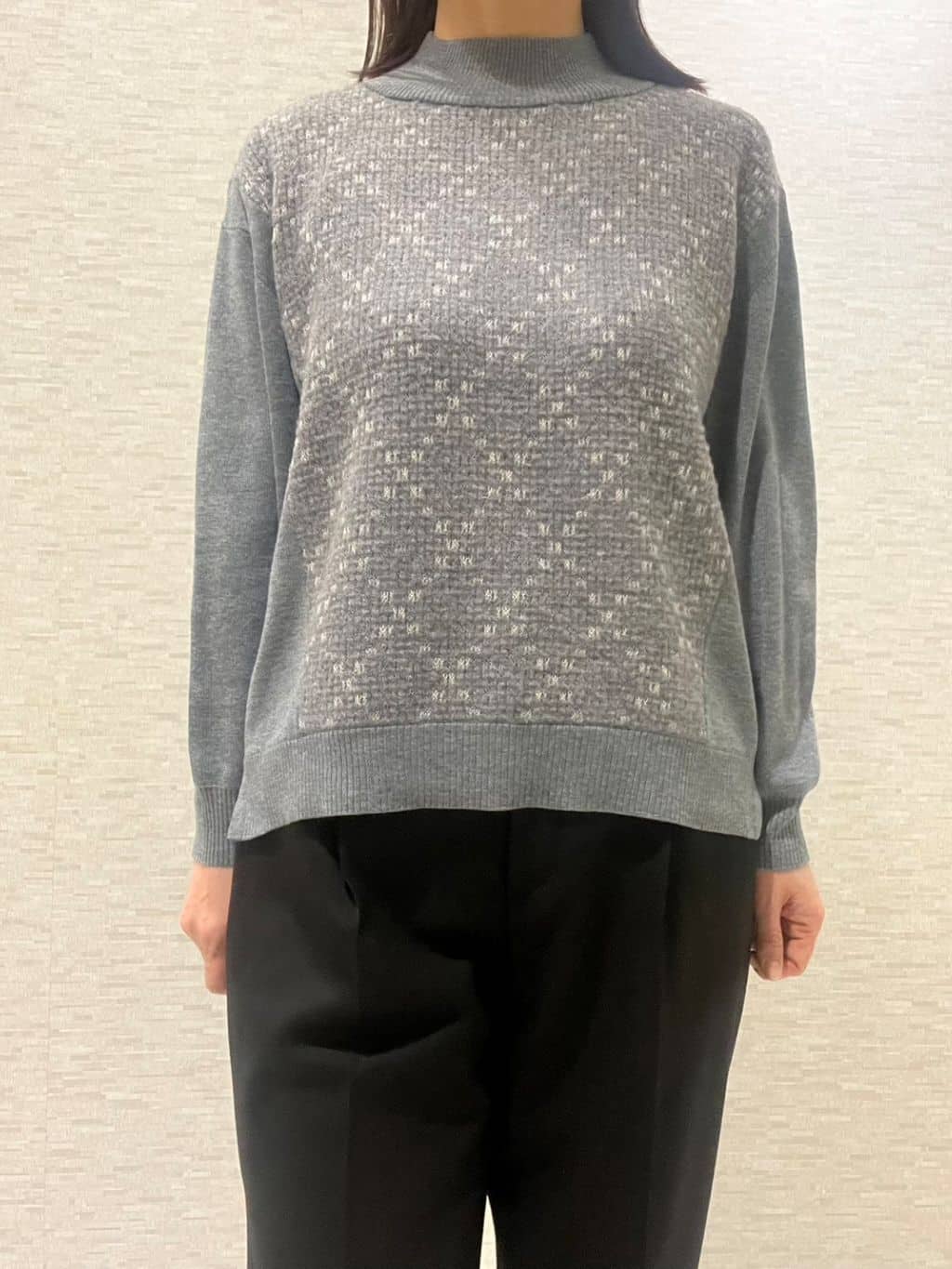 marikoさんの「Reflect｜アーガイル柄ハイネックニット」を使ったコーディネート