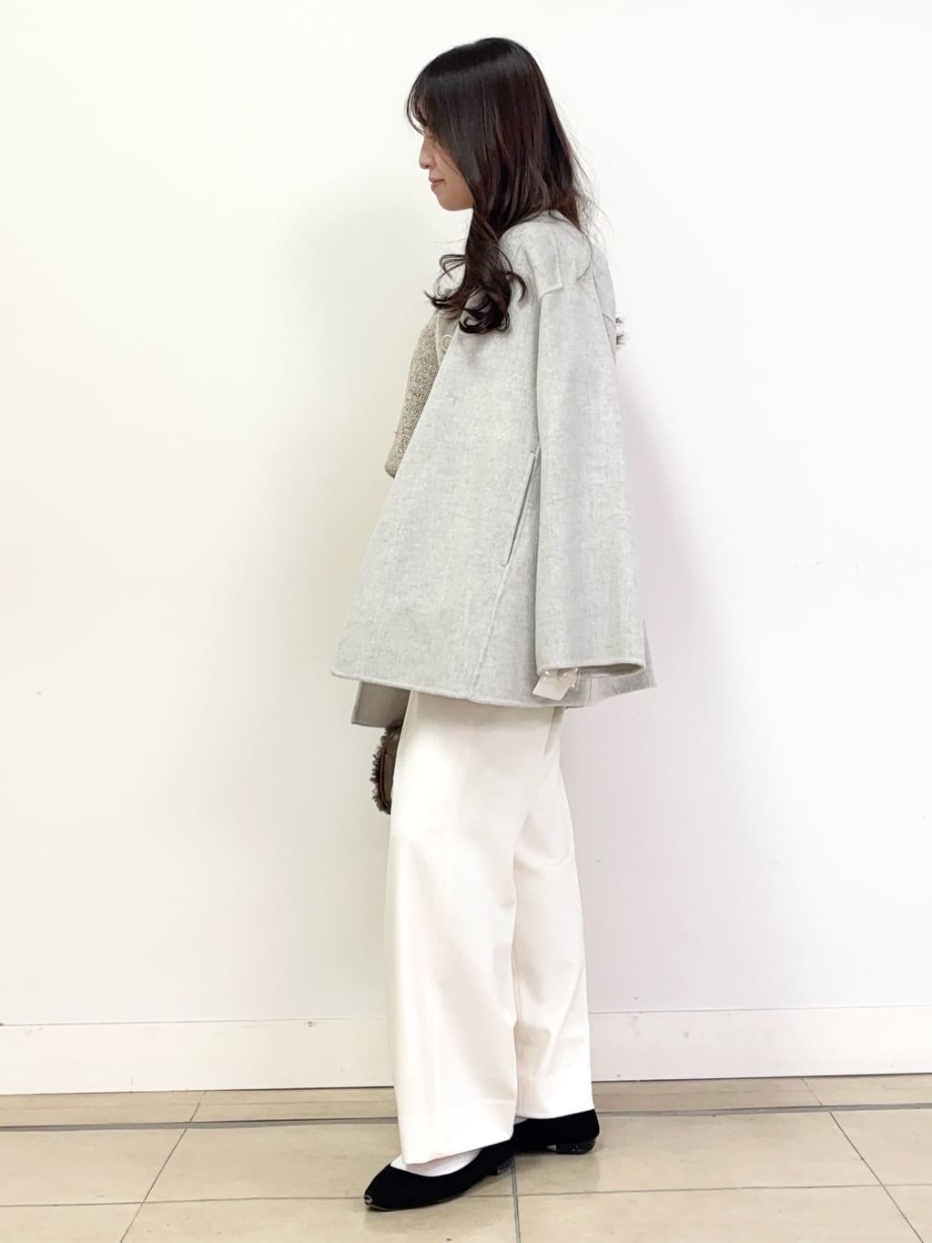 あやかさんの「UNTITLED｜【あったか素材/ストレッチ性】裏起毛ワイドパンツ」を使ったコーディネート
