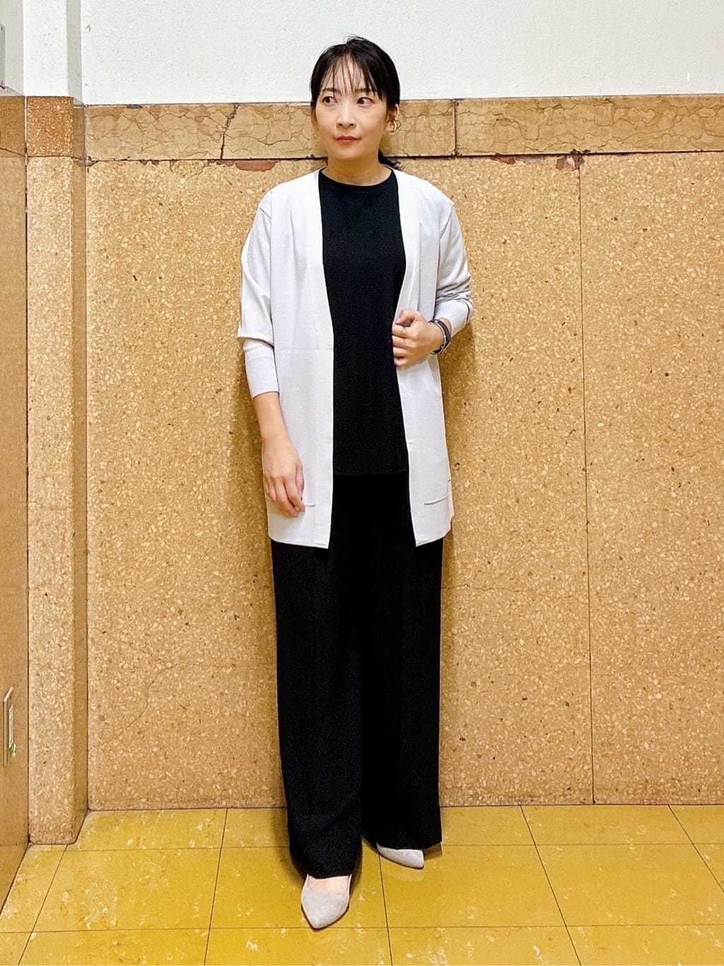hattoriさんの「INDIVI｜【セットアップ可能】ビスチェレイヤード風トップス」を使ったコーディネート