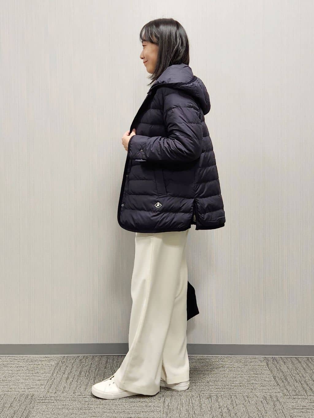 naraさんの「Dessin｜【撥水・2WAY】ミュラーダウンコートミドル丈」を使ったコーディネート