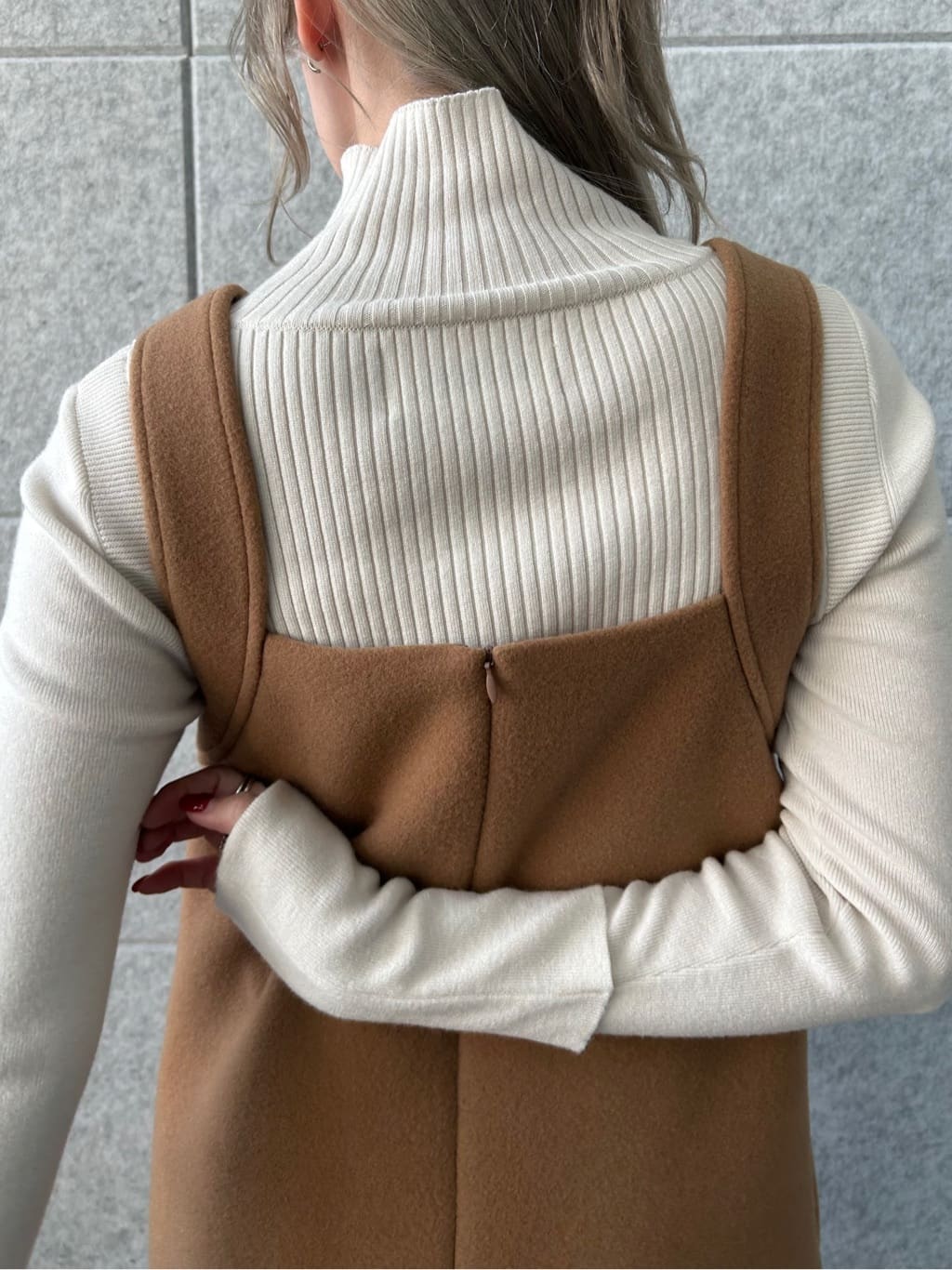 honoka Aさんの「CODE A｜wool mini dress」を使ったコーディネート