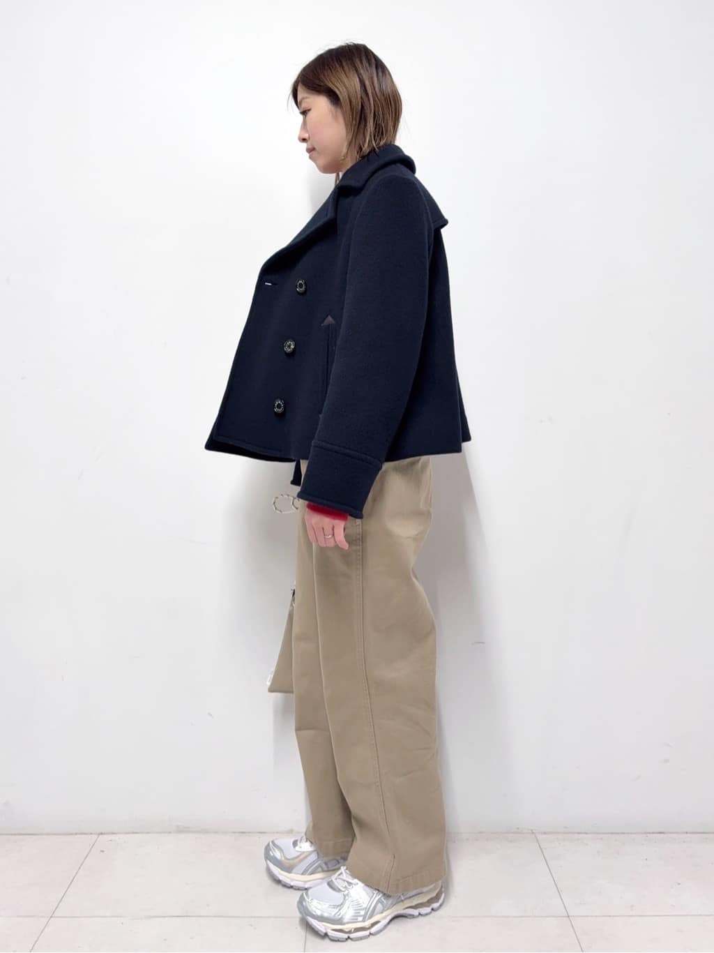 Nishijimaさんの「DRESSTERIOR｜Americana（アメリカーナ）&times;TEMBEA PVCコーティング巾着」を使ったコーディネート