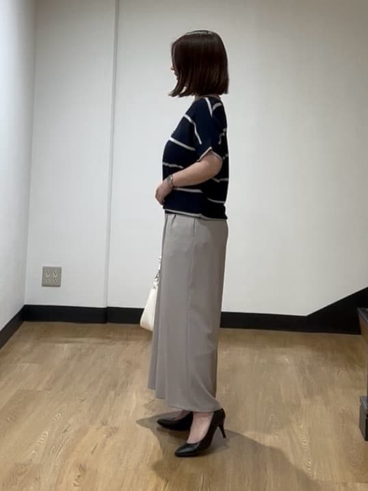 MIKIKOさんの「UNTITLED｜マーブルドロップネックレス」を使ったコーディネート