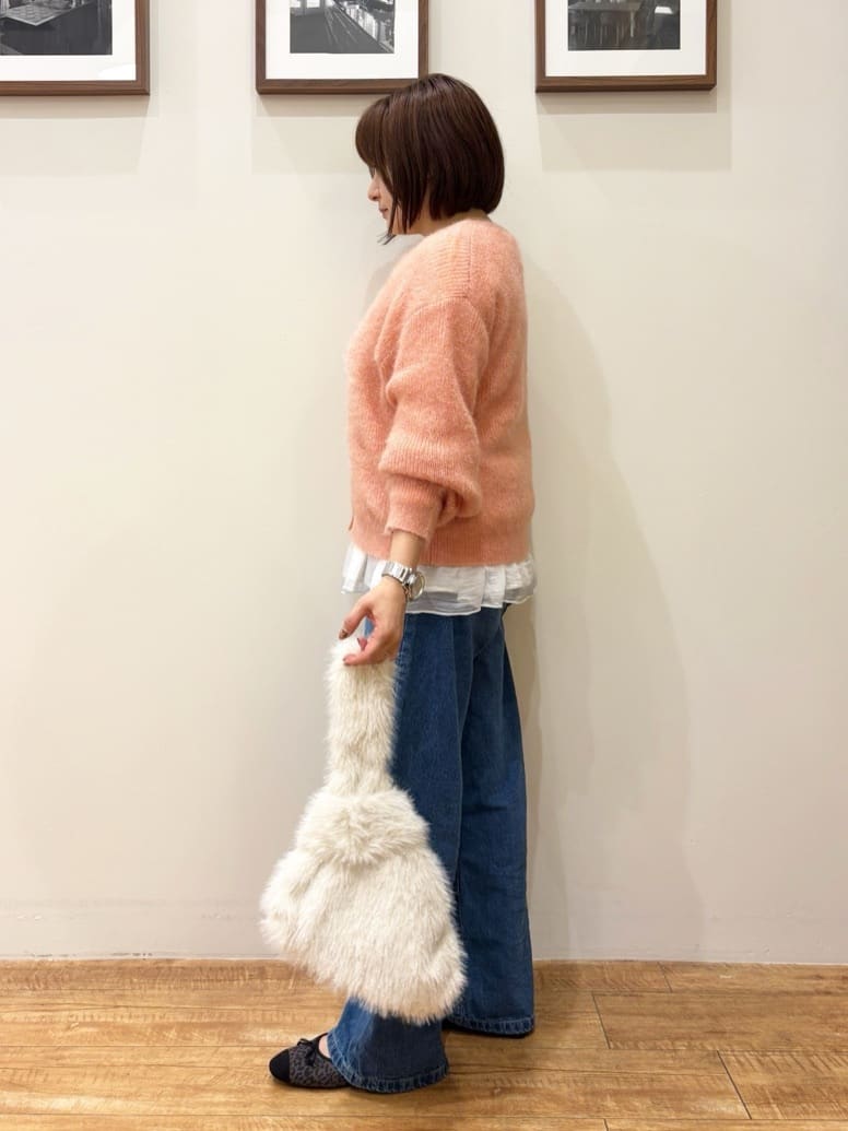 きっちょんさんの「SHOO･LA･RUE｜【S-LL】ふわふわシャギー 大人レディなカーディガン」を使ったコーディネート