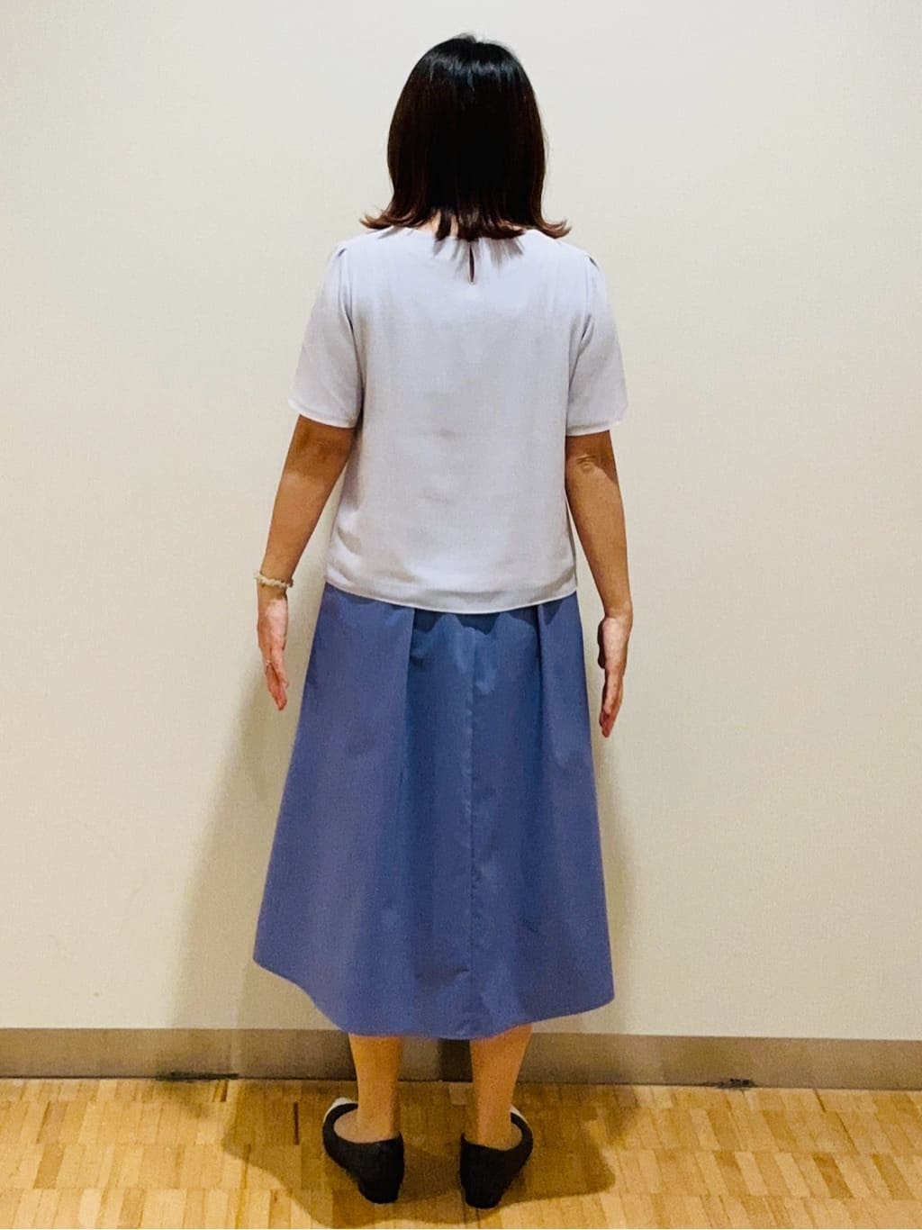 haseさんの「Reflect｜◆【夏SALE／手洗い可】幾何柄レースブラウス」を使ったコーディネート