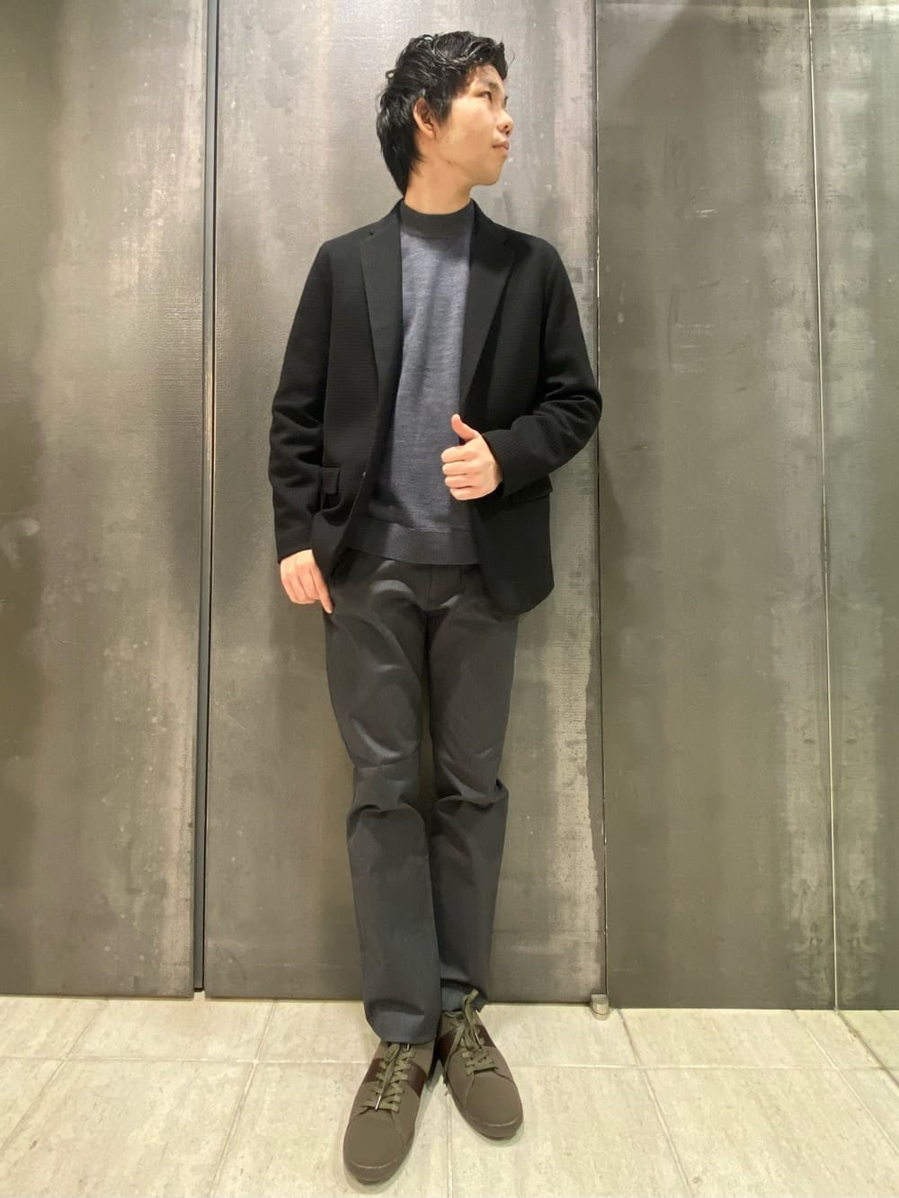 shoumaさんの「TAKEO KIKUCHI｜【抗菌防臭】クロスウィーブ ジャケット」を使ったコーディネート