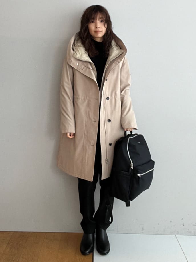 misaさんの「DRESSTERIOR｜◆【3WAY/撥水素材/インナー付/CLASSY.12月号掲載】3WAYダウンライナーコート」を使ったコーディネート
