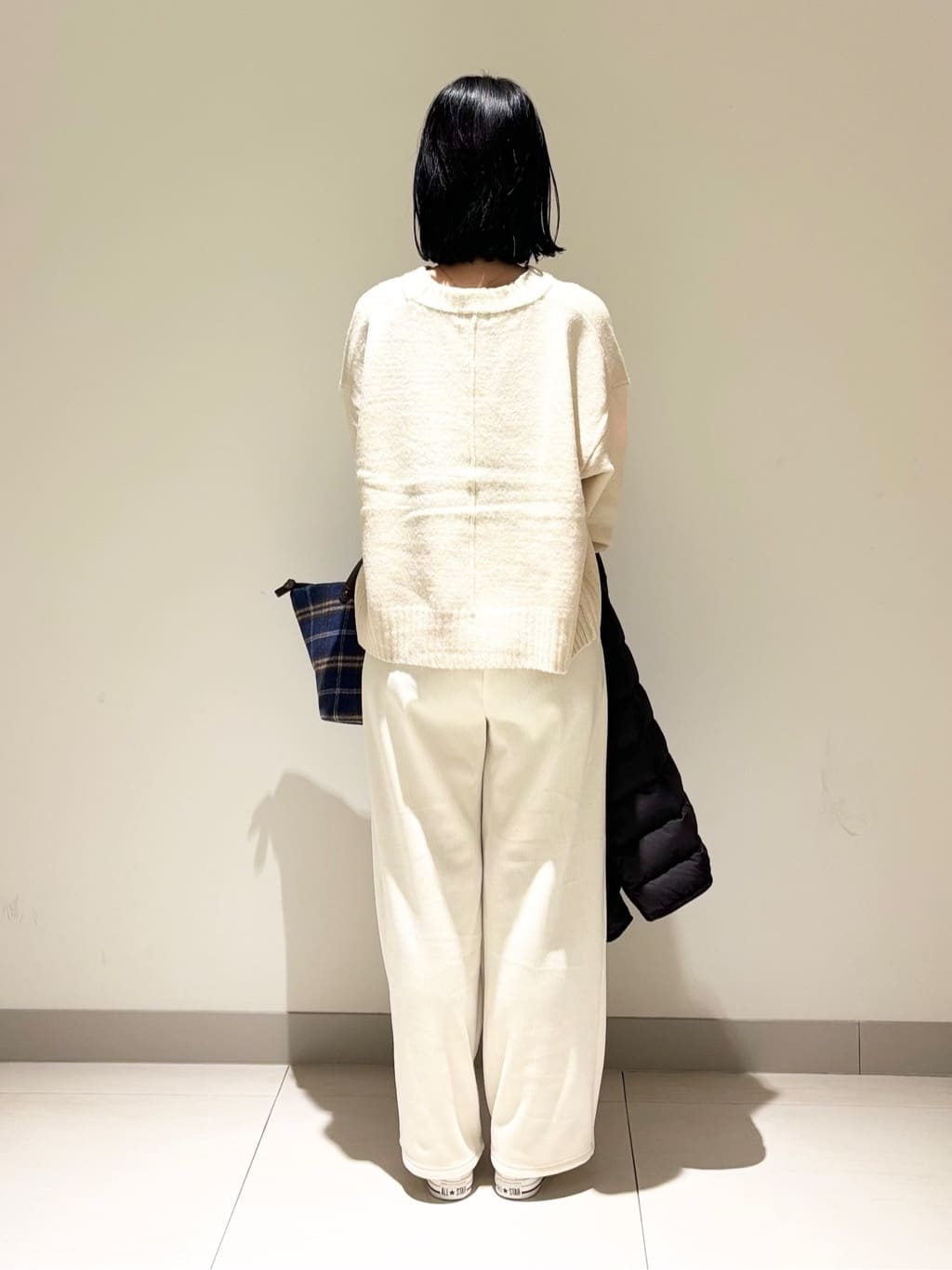 mayuさんの「Dessin｜チェック柄ボートトートバッグ」を使ったコーディネート
