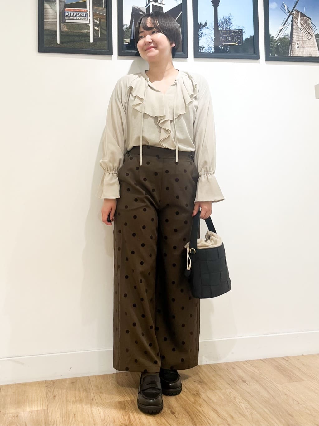 Asukaさんの「Dessin｜【2WAY】メッシュバケツBAG」を使ったコーディネート