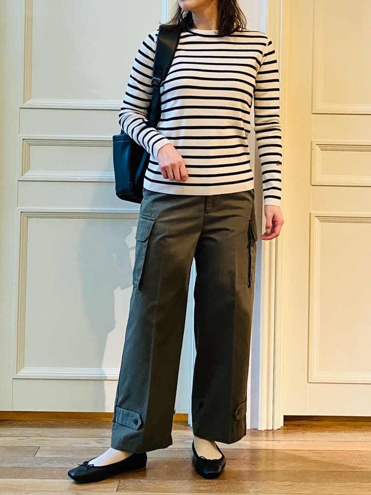 TSUKUIさんの「DRESSTERIOR｜◆ソフトレザーバレエシューズ」を使ったコーディネート