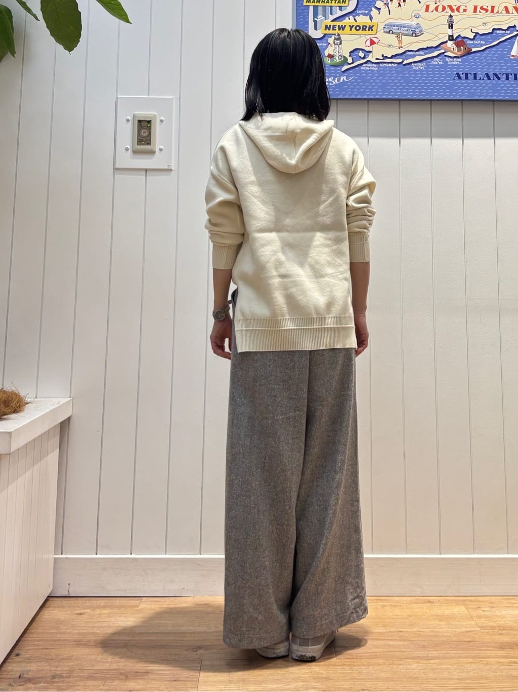 OKADAさんの「Dessin｜【洗える／体型カバー】ちょうどいいニットパーカ」を使ったコーディネート