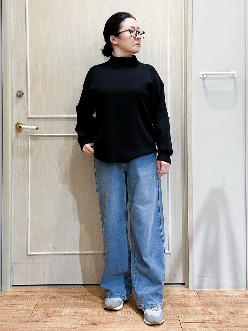 umeさんの「SHOO･LA･RUE｜【洗濯機可/S-LL/撥水】ゴールドパーツで上品に 大人が着たい ノーカラーキルトジャケット」を使ったコーディネート