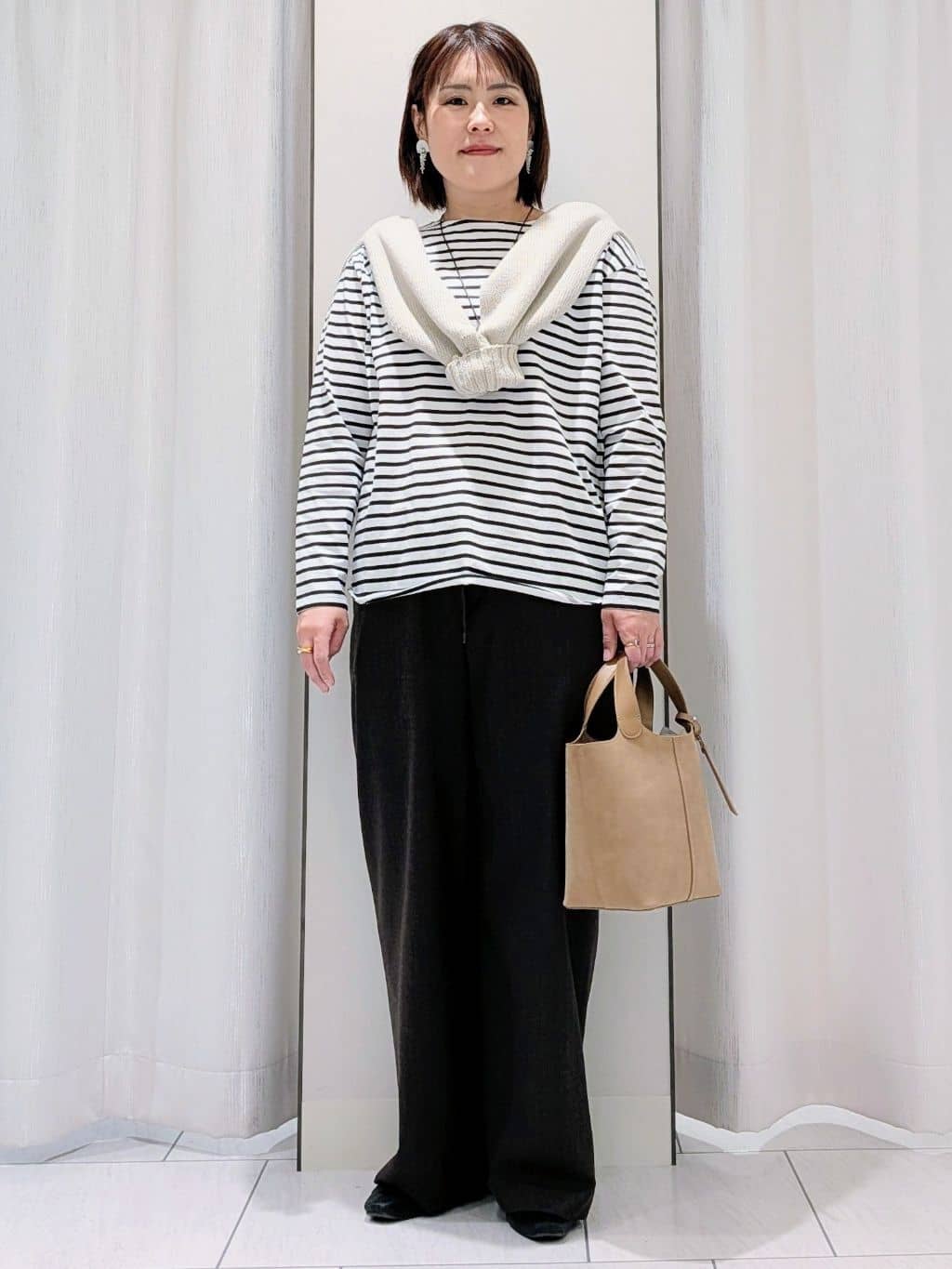 Onumaさんの「UNTITLED｜【洗える】スポンディッシュ ボトルネックニット」を使ったコーディネート