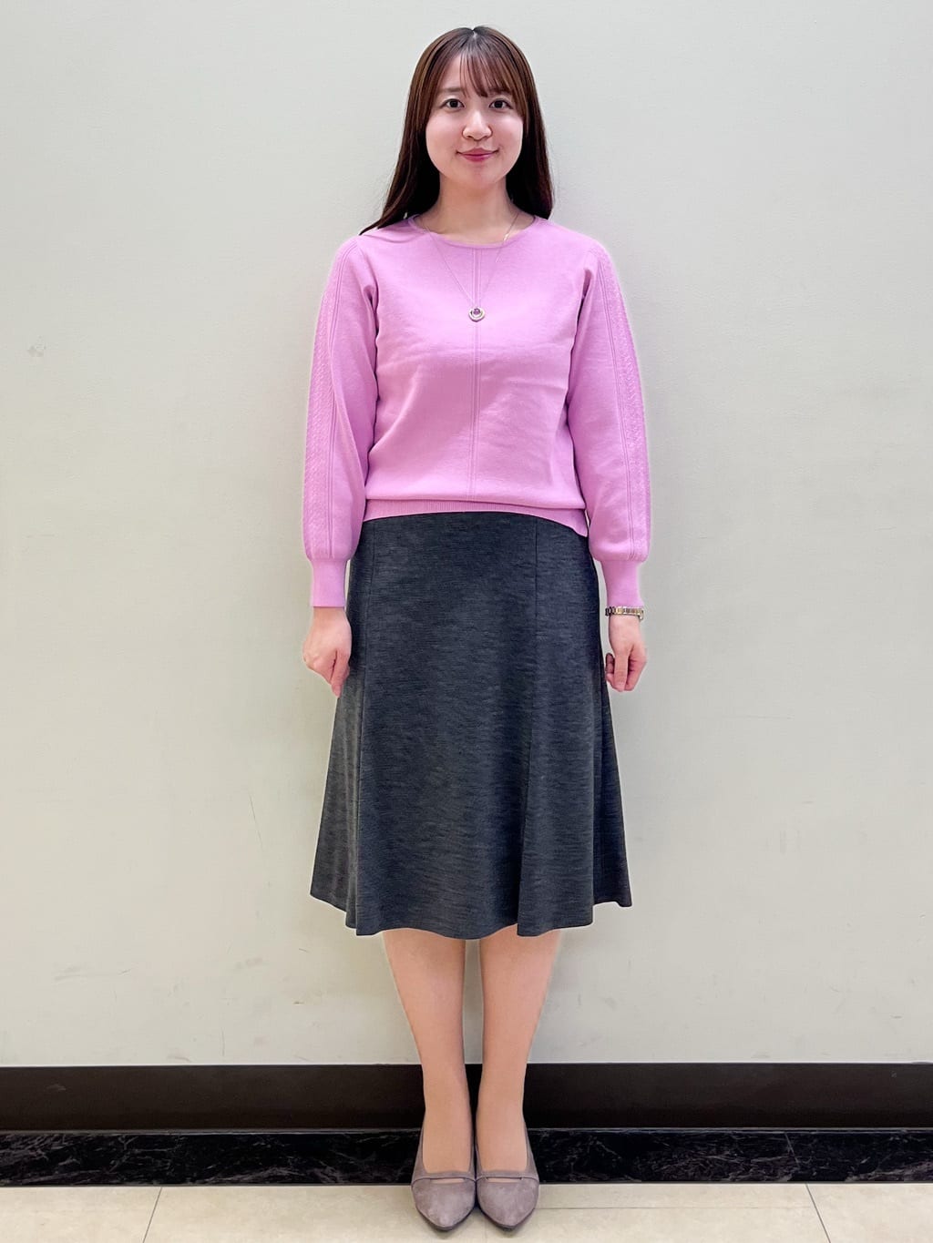 mikikoさんの「Reflect｜【SS-4Lサイズ】匠ソフトフレアスカート」を使ったコーディネート