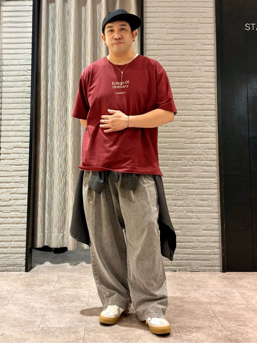 Pーyamaさんの「THE SHOP TK｜TECLINO／テクリーノ 長袖オックスシャツ【洗濯機OK】」を使ったコーディネート