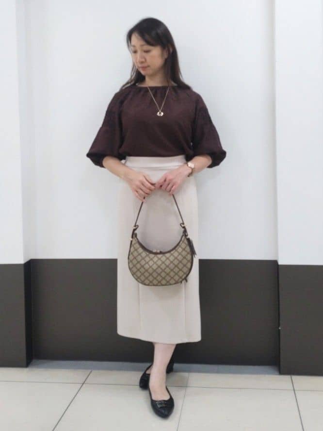 tagさんの「Reflect｜【一枚で着映える◎】レオパード風ジャカードブラウス」を使ったコーディネート