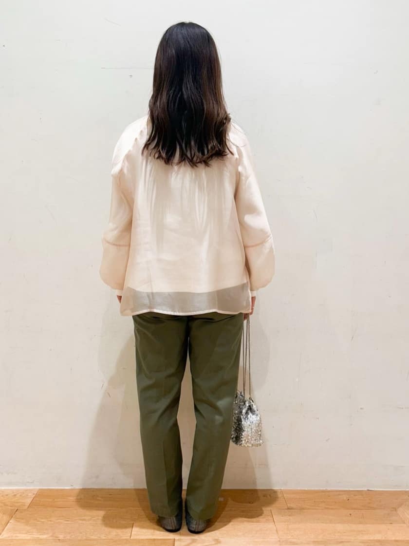 kurumiさんの「OPAQUE.CLIP｜◆シアーレイヤード裏毛プルオーバー【洗濯機洗い可】」を使ったコーディネート