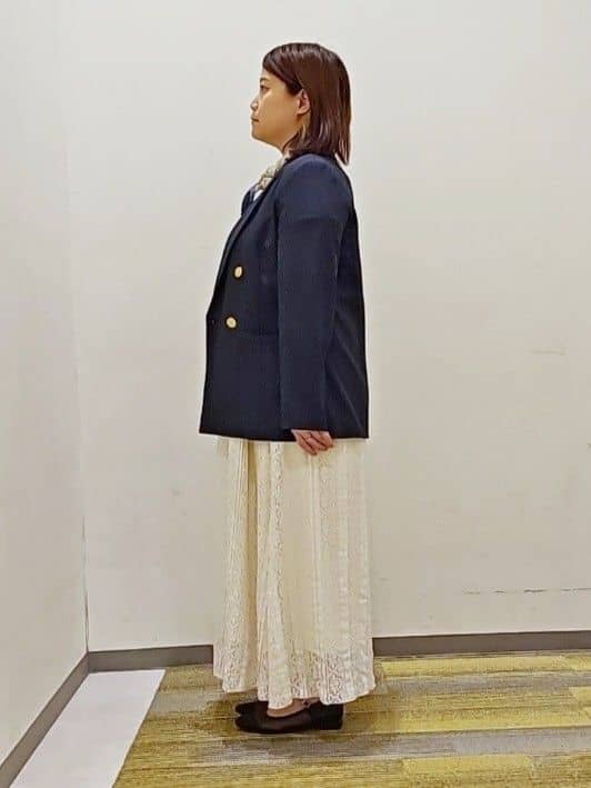 okayuさんの「THE SHOP TK｜◆【ONOFF活躍／セレモニー／通勤】CAVIAN Wブレストジャケット／洗える」を使ったコーディネート