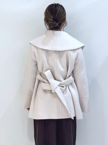 manaさんの「OPAQUE.CLIP｜ラメフェザープルオーバーセット ニットワンピース【洗濯機OK】《XS～LL》」を使ったコーディネート