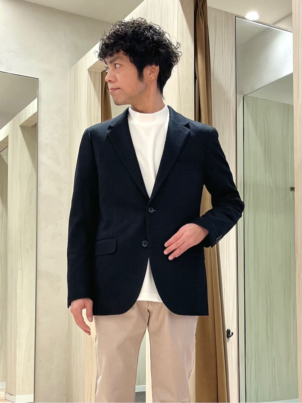 URAさんの「TAKEO KIKUCHI｜【ダウンライナー付き】メランジ ステンカラー コート」を使ったコーディネート