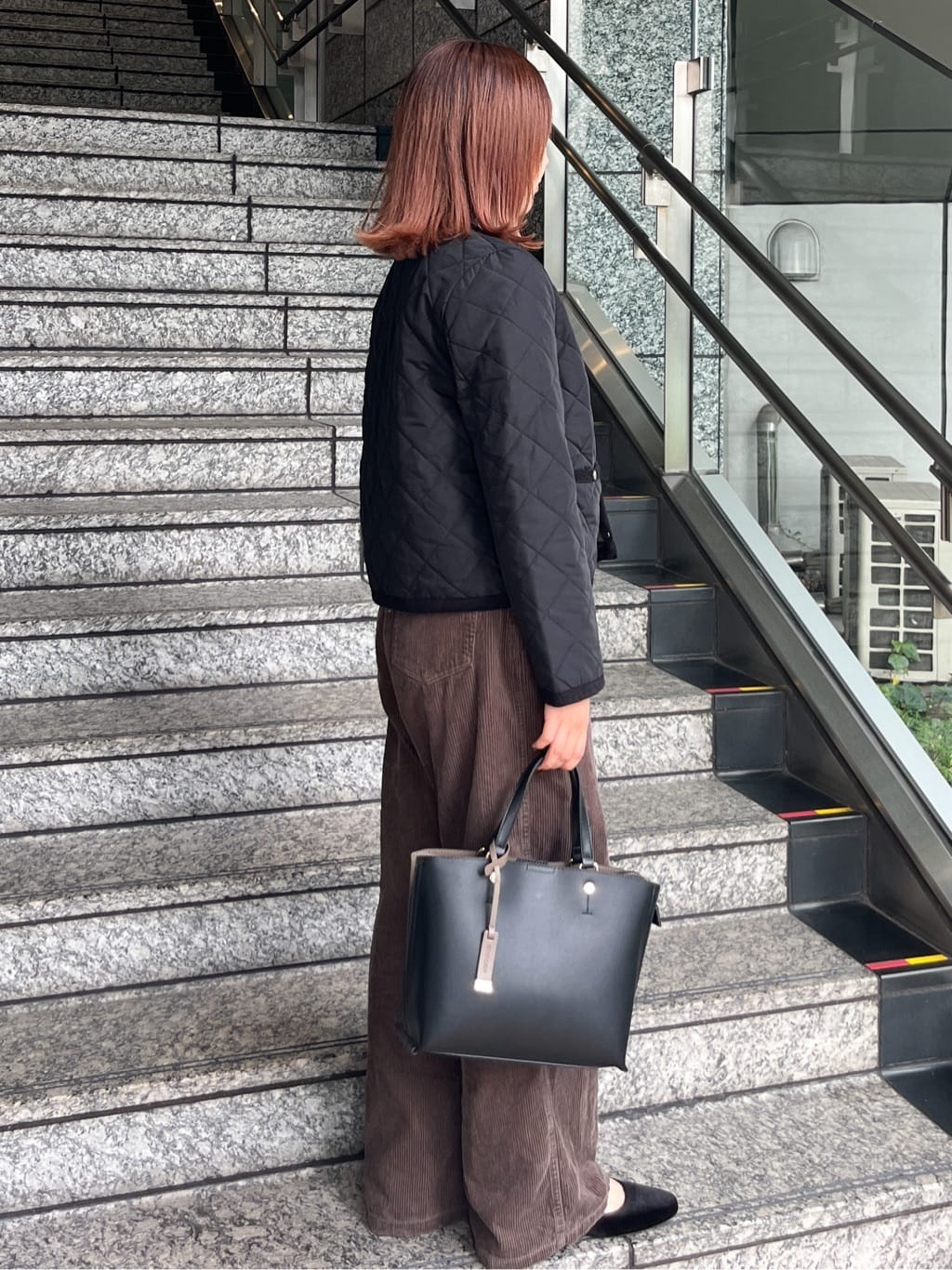 HANNAさんの「OPAQUE.CLIP｜ハイネックリブニット【洗濯機OK】」を使ったコーディネート