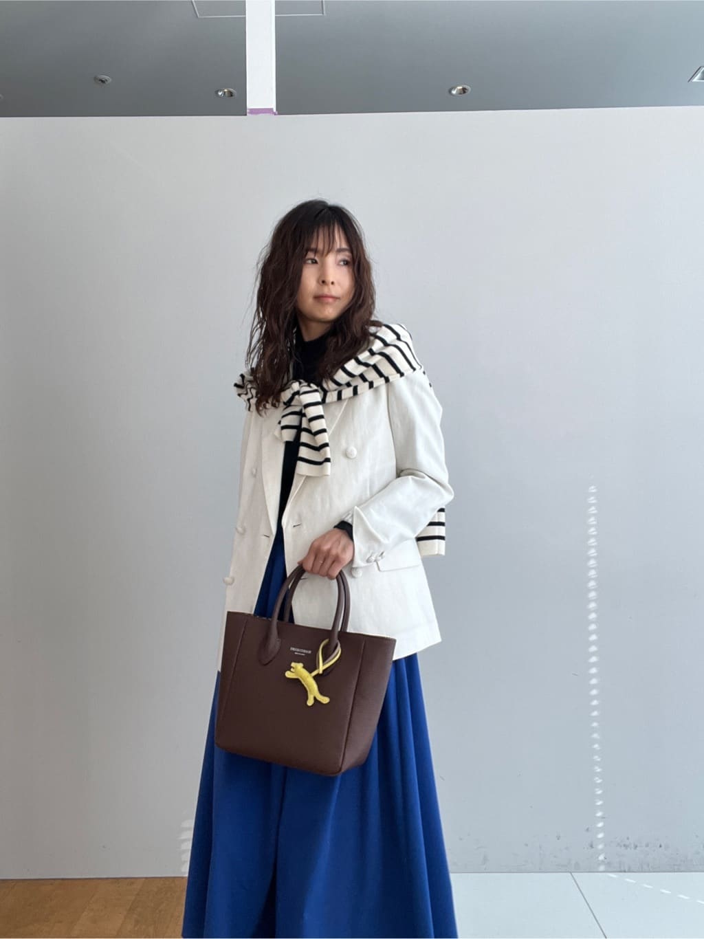 misaさんの「DRESSTERIOR｜【セットアップ可】リネンブレンドダブルブレストジャケット」を使ったコーディネート