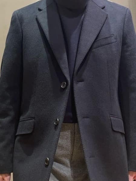 IMAIさんの「TAKEO KIKUCHI｜ウールカシミヤブレンド チェスターコート」を使ったコーディネート