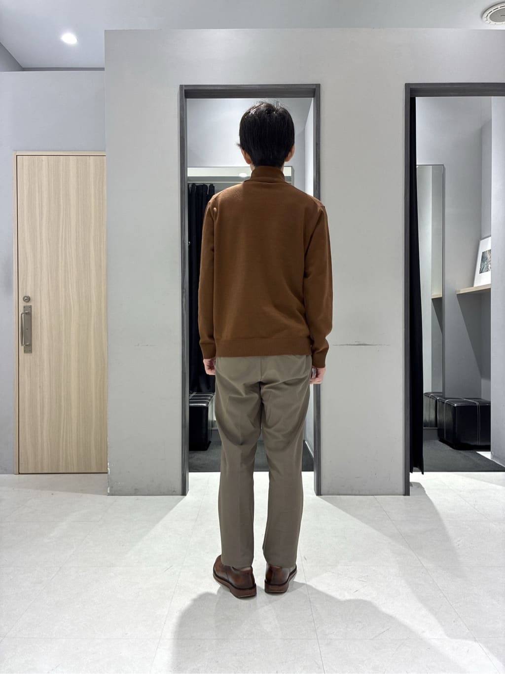 わいずみさんの「TAKEO KIKUCHI｜【ダウンライナー付き】メランジ ステンカラー コート」を使ったコーディネート