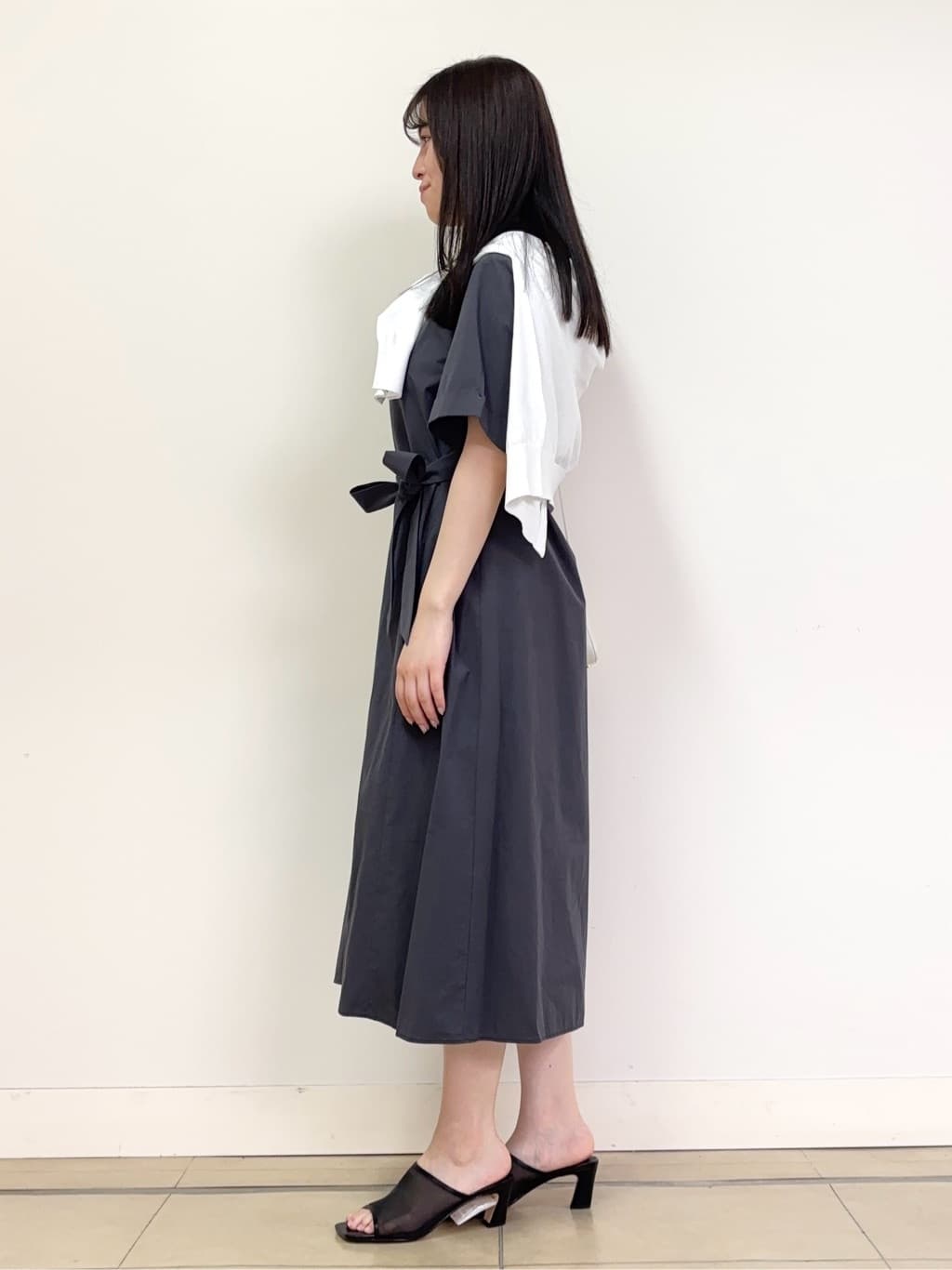 あやかさんの「UNTITLED｜◆【11色展開/コットン100/アンサンブル可能】クルーカーディガン」を使ったコーディネート