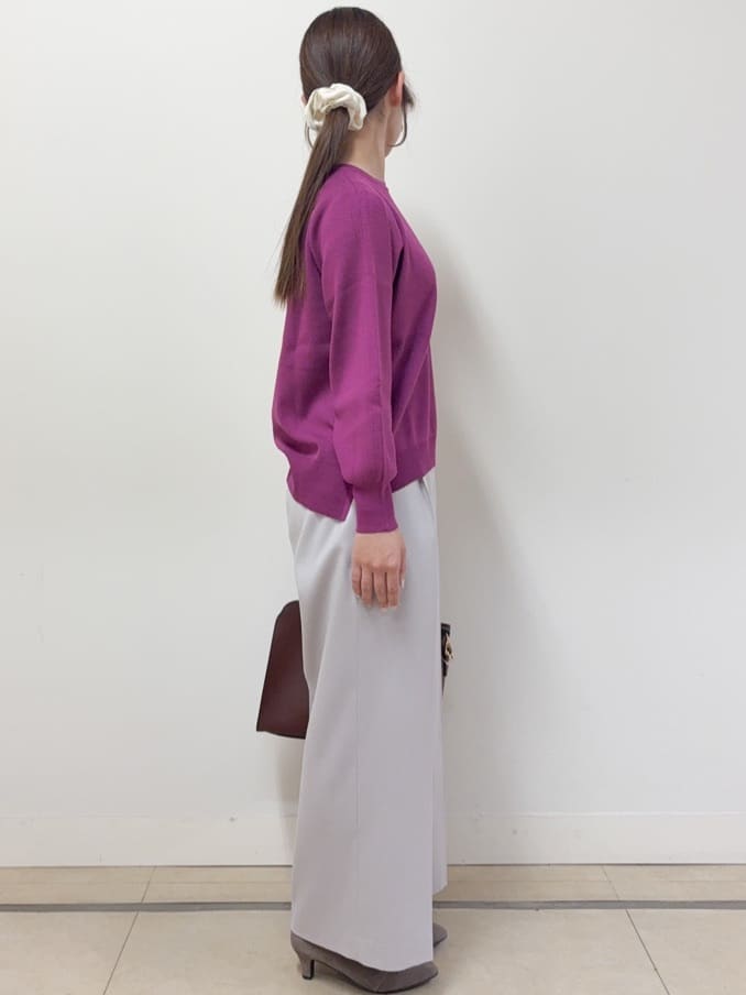 ハルさんの「Reflect｜【腰周りすっきり◎】ワイドクロップドパンツ」を使ったコーディネート
