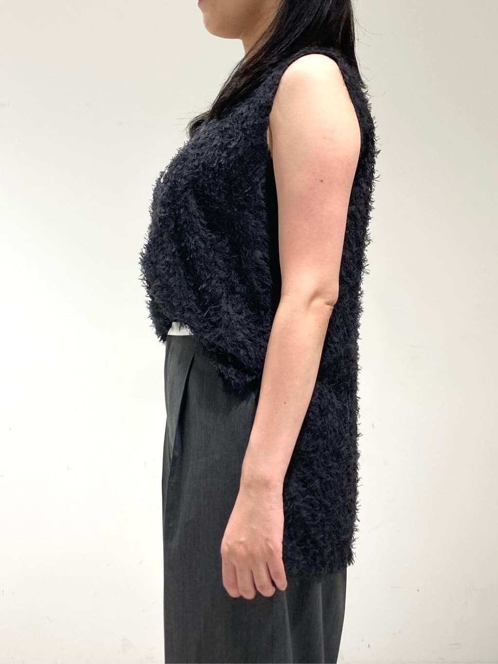 momokoさんの「INDIVI｜【インナーとしても活躍！】フリンジジャカードチュニック」を使ったコーディネート