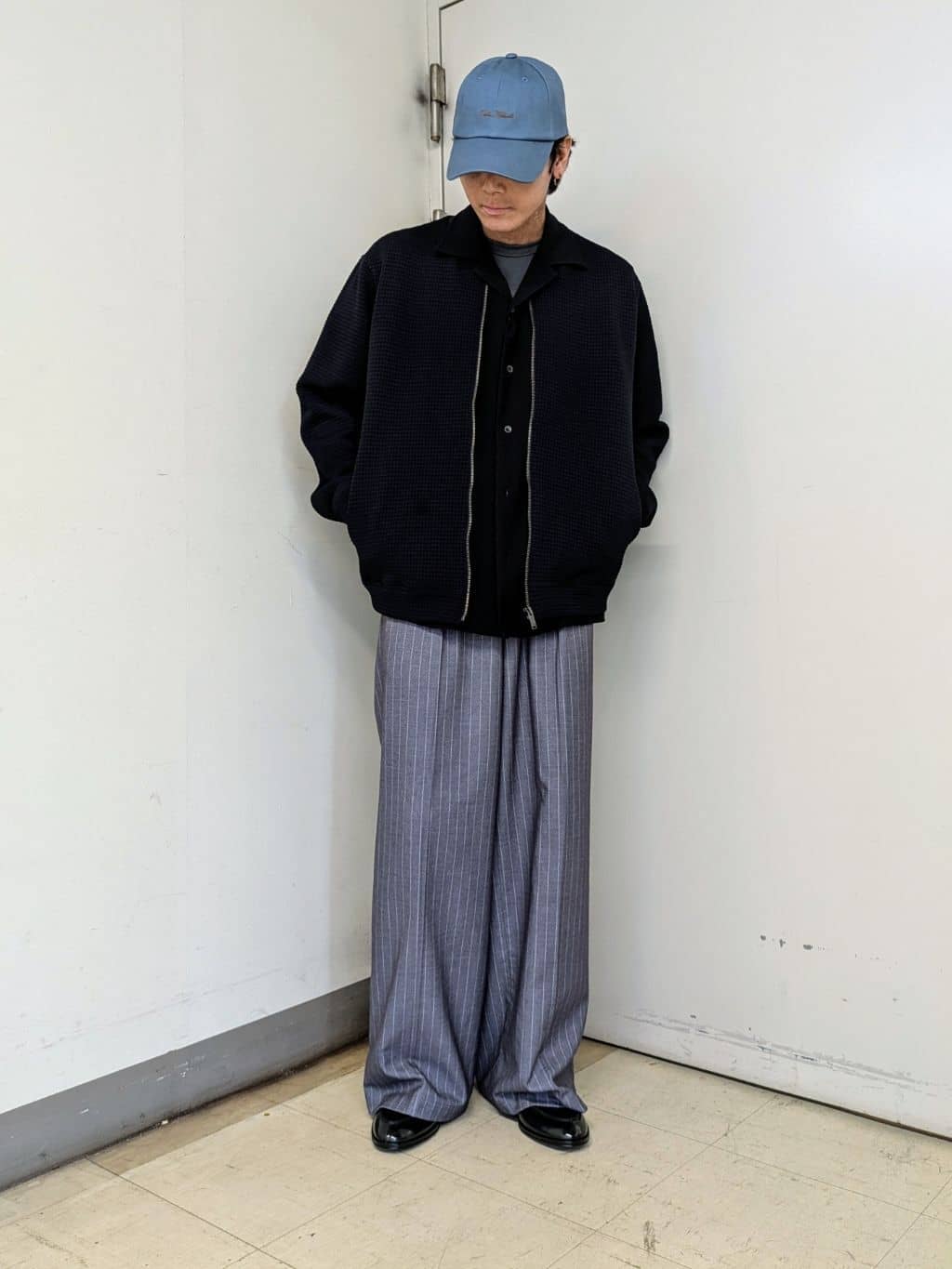 ryoさんの「TAKEO KIKUCHI｜【COOL CITY WEAR】エアートール オープンカラーシャツ /接触冷感・通気性」を使ったコーディネート