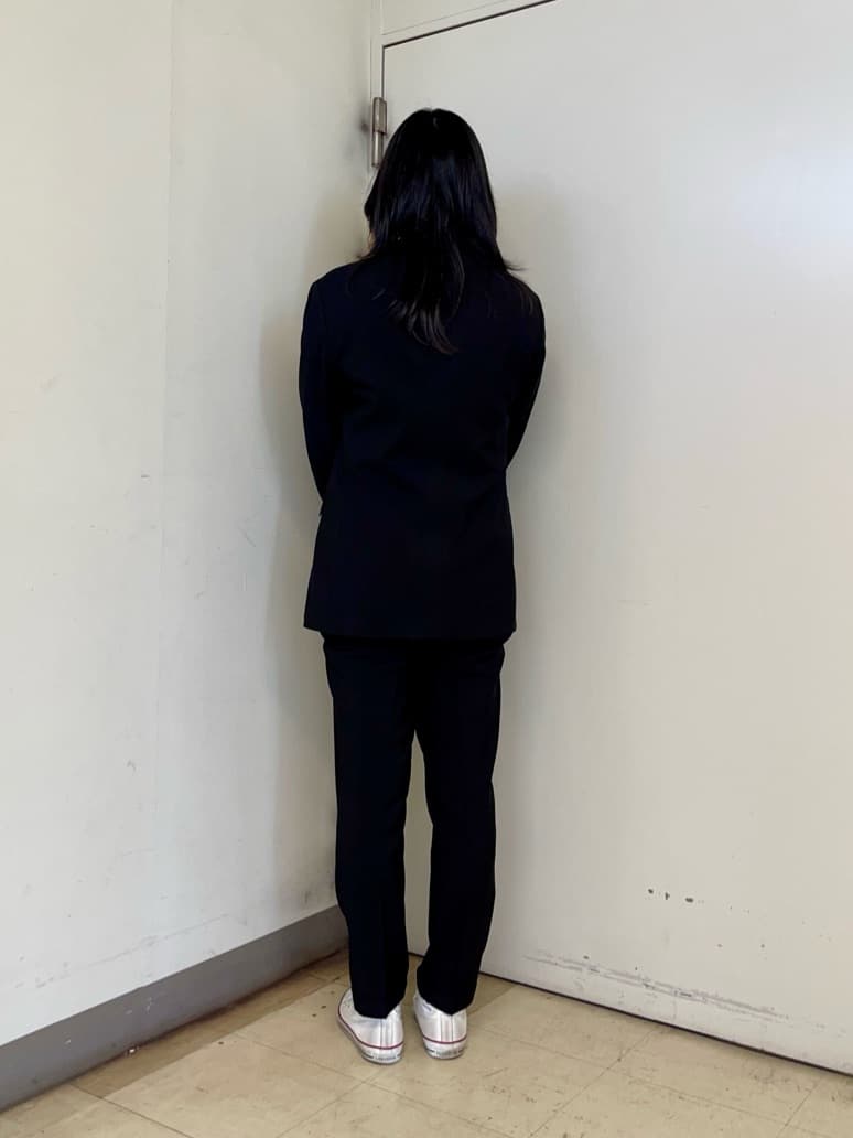 iwさんの「TAKEO KIKUCHI｜ディープブラック ジャケット」を使ったコーディネート