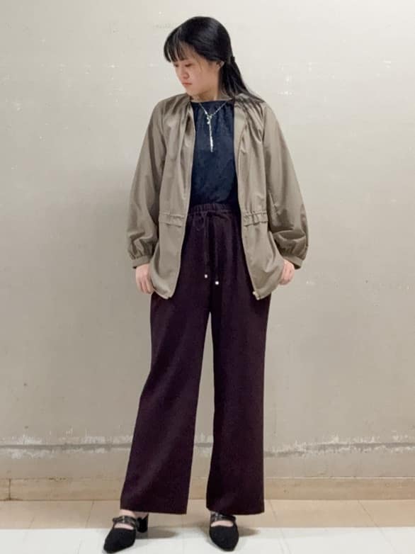  Aさんの「Reflect｜【パンツにもスカートにも合わせやすい◎】ライティブルゾン」を使ったコーディネート