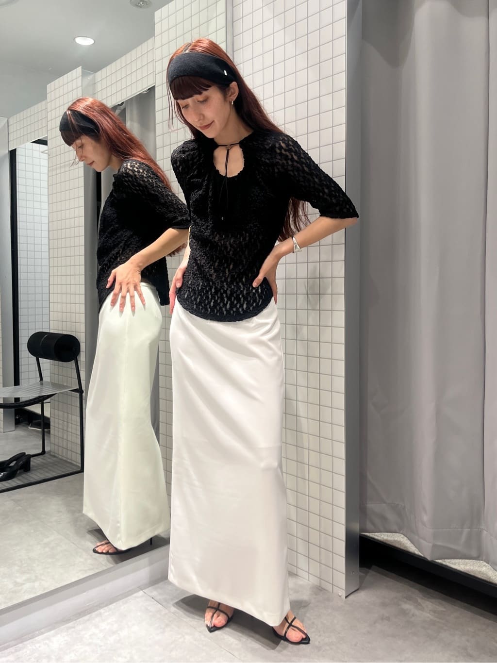 Rielさんの「CODE A｜lace layered pullover」を使ったコーディネート