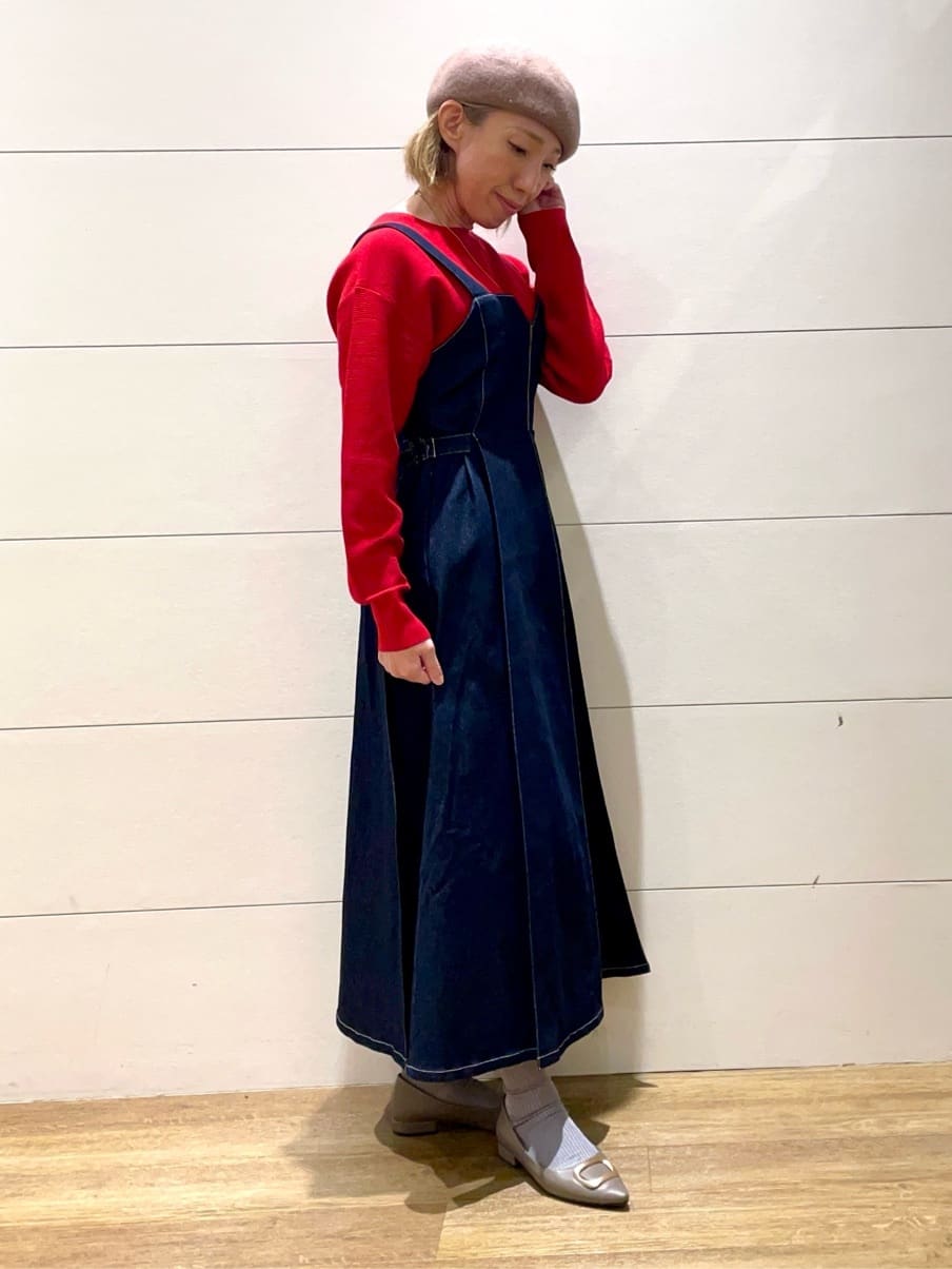 Ryoさんの「THE SHOP TK｜【S-XLサイズ/選べる7色】どこから見ても美しい ガーターニット/毛玉になりにくい/洗濯機OK」を使ったコーディネート